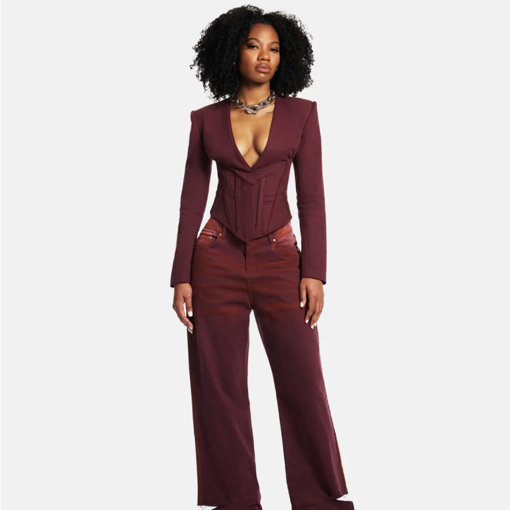 Hanifa Denim Corset